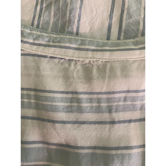 Torrid Harper chambray fit pullover 3/4 sleeve striped blouse - Picture 11 of 11